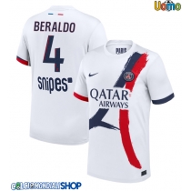 Maglie da calcio Paris Saint-Germain Lucas Beraldo #4 Seconda Maglia 2025-26 Manica Corta